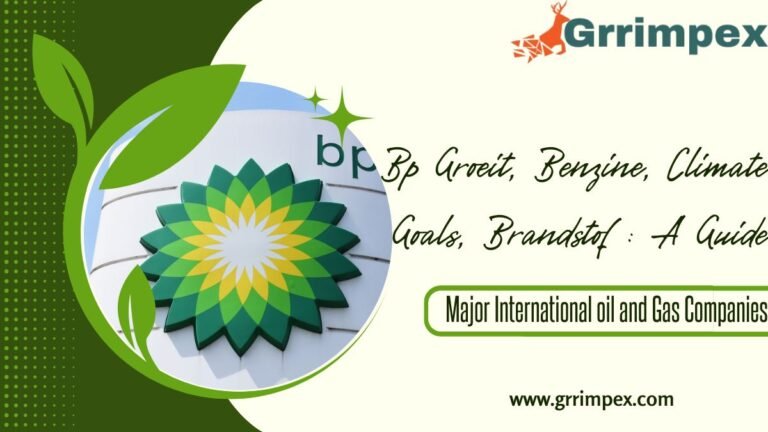 Bp Groeit, Benzine, Climate Goals, Brandstof